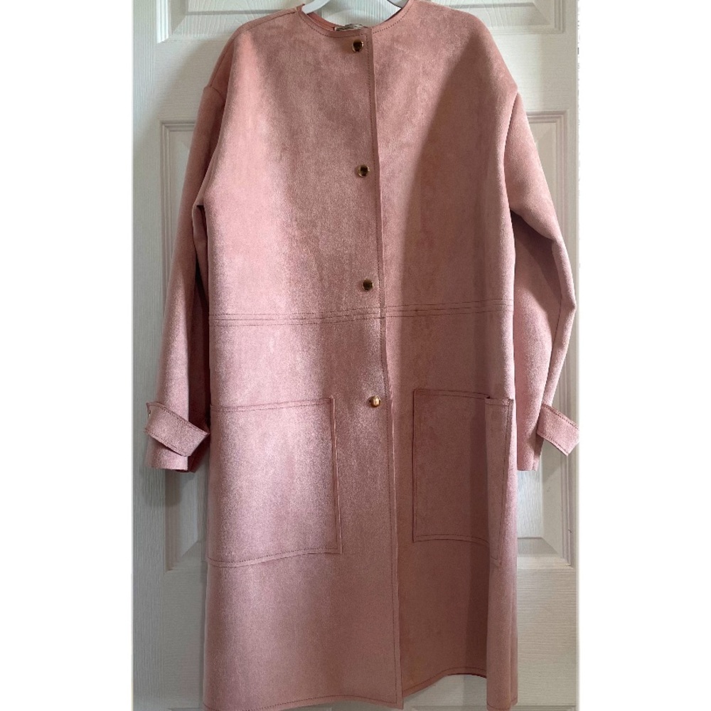 ZARA baby pink princess blazer